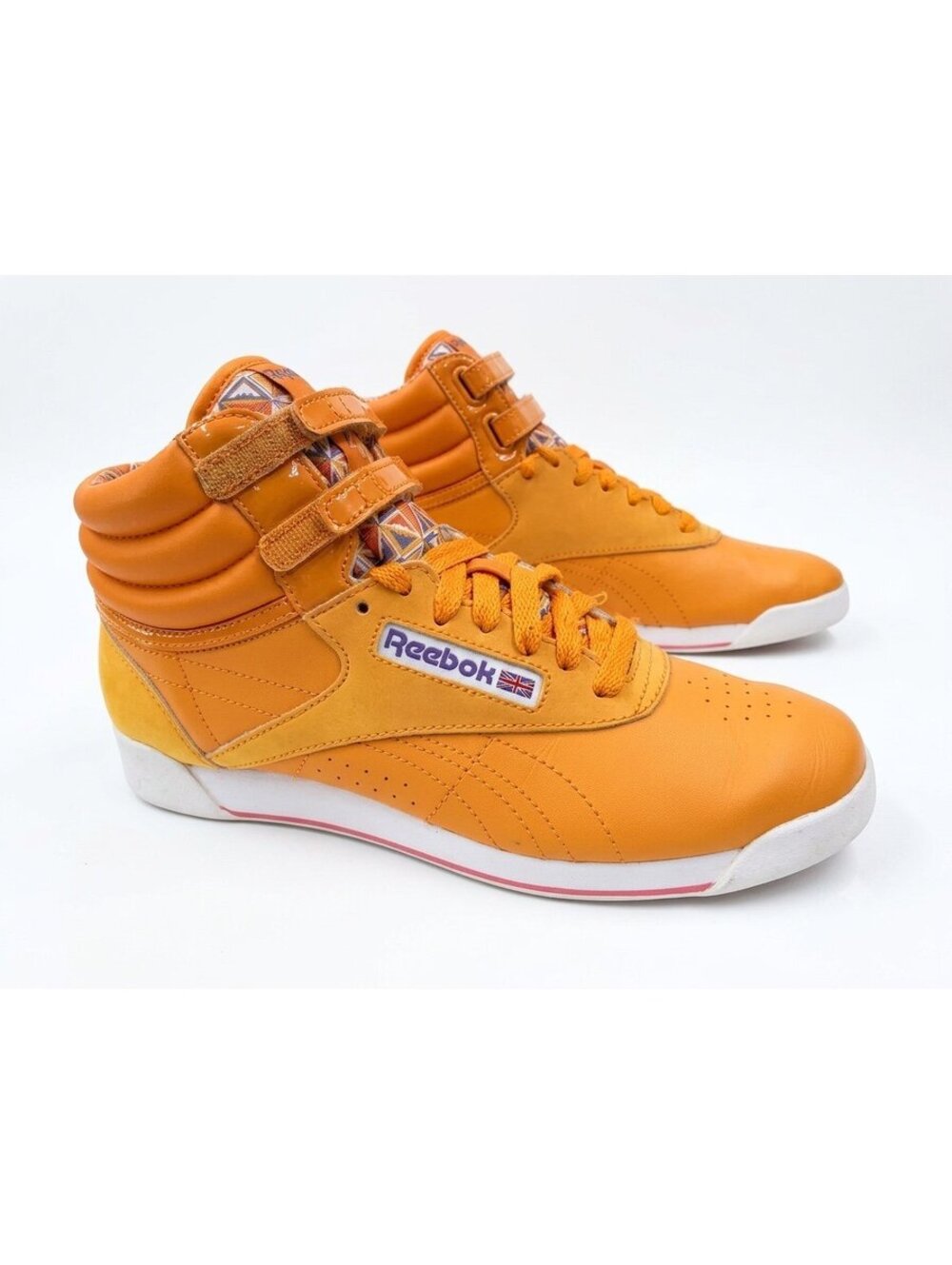 Reebok 80s Retro Orange Shoes - Womens Size 8